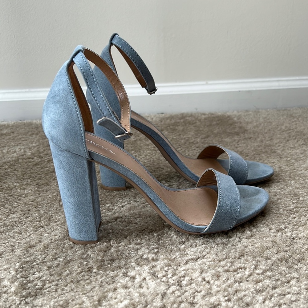Light blue heels